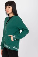 Bluza Damska Model RV-BL-7809.37X Dark Green - Relevance Relevance Bluza Damska Model RV-BL-7809.37X Dark Green - Relevance Relevance