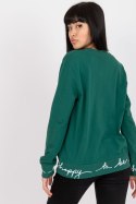 Bluza Damska Model RV-BL-7809.37X Dark Green - Relevance Relevance Bluza Damska Model RV-BL-7809.37X Dark Green - Relevance Relevance