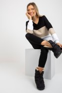 Bluza Damska Model RV-BL-8377.89 Black/Beige - Relevance Relevance Bluza Damska Model RV-BL-8377.89 Black/Beige - Relevance Relevance