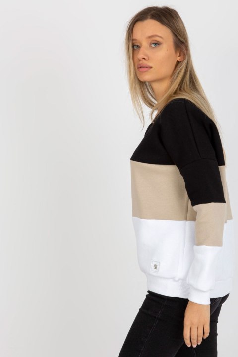 Bluza Damska Model RV-BL-8377.89 Black/Beige - Relevance Relevance Bluza Damska Model RV-BL-8377.89 Black/Beige - Relevance Relevance