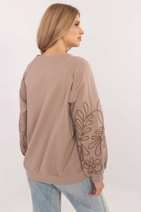 Bluza Damska Model RV-BL-9972.10X Dark Beige - Relevance Relevance Bluza Damska Model RV-BL-9972.10X Dark Beige - Relevance Relevance