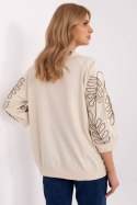 Bluza Damska Model RV-BZ-A367.26 Light Beige - Relevance Relevance Bluza Damska Model RV-BZ-A367.26 Light Beige - Relevance Relevance