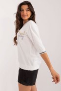 Bluzka Model RV-BZ-9443.42 Ecru - Relevance Relevance Bluzka Model RV-BZ-9443.42 Ecru - Relevance Relevance