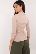 Bluzka Model RV-BZ-9949.11X Beige - Relevance Relevance Bluzka Model RV-BZ-9949.11X Beige - Relevance Relevance