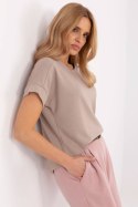 Bluzka Model RV-BZ-A616.01P Dark Beige - Relevance Relevance Bluzka Model RV-BZ-A616.01P Dark Beige - Relevance Relevance