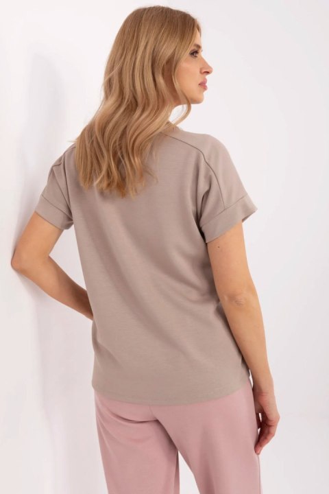Bluzka Model RV-BZ-A616.01P Dark Beige - Relevance Relevance Bluzka Model RV-BZ-A616.01P Dark Beige - Relevance Relevance