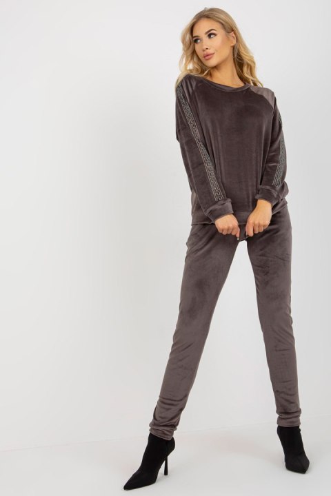Spodnie Komplet Model RV-KMPL-8436.40 Dark Grey - Relevance Relevance Spodnie Komplet Model RV-KMPL-8436.40 Dark Grey - Relevance Relevance