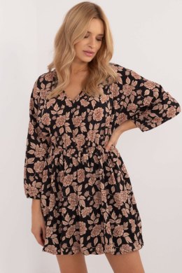 Sukienka Model DHJ-SK-19861-7.94 Black/Beige - Italy Moda Italy Moda