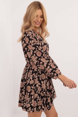 Sukienka Model DHJ-SK-19861-7.94 Black/Beige - Italy Moda Italy Moda