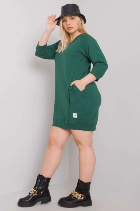 Sukienka Model RV-SK-6847.59P Dark Green - Relevance Relevance Sukienka Model RV-SK-6847.59P Dark Green - Relevance Relevance