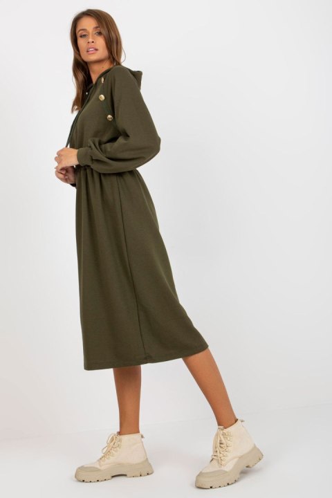 Sukienka Model RV-SK-8336.12P Khaki - Relevance Relevance Sukienka Model RV-SK-8336.12P Khaki - Relevance Relevance