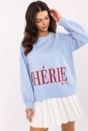 Bluza Damsk aModel MI-BZ-M741.24 Light Blue - Italy Moda Italy Moda Bluza Damsk aModel MI-BZ-M741.24 Light Blue - Italy Moda Italy Moda