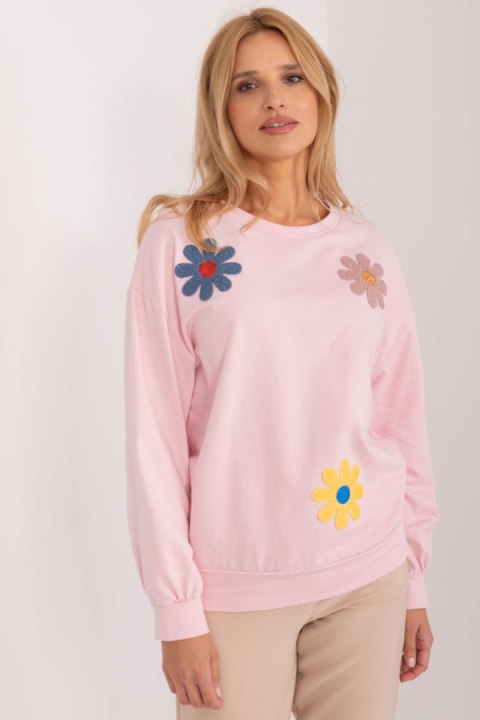 Bluza Damska Model DHJ-BZ-8856.39 Light Pink - Italy Moda Italy Moda Bluza Damska Model DHJ-BZ-8856.39 Light Pink - Italy Moda Italy Moda