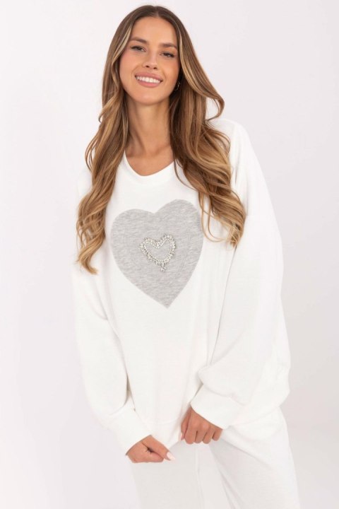 Bluza Damska Model MI-BL-271594.85 Ecru - Italy Moda Italy Moda Bluza Damska Model MI-BL-271594.85 Ecru - Italy Moda Italy Moda
