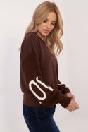 Bluza Damska Model MI-BL-M5975.26P Brown - Italy Moda Italy Moda Bluza Damska Model MI-BL-M5975.26P Brown - Italy Moda Italy Moda