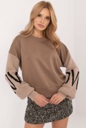 Bluza Damska Model MI-BL-M5975.26P Dark Beige - Italy Moda Italy Moda Bluza Damska Model MI-BL-M5975.26P Dark Beige - Italy Moda Italy Moda