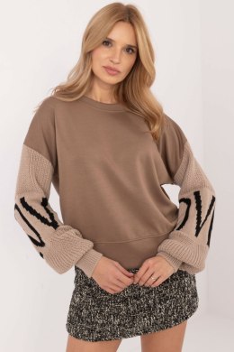 Bluza Damska Model MI-BL-M5975.26P Dark Beige - Italy Moda Italy Moda
