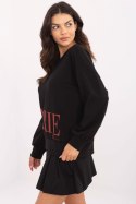 Bluza Damska Model MI-BZ-M741.24 Black - Italy Moda Italy Moda Bluza Damska Model MI-BZ-M741.24 Black - Italy Moda Italy Moda