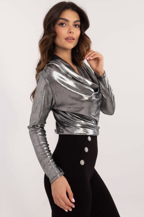 Bluzka Model DHJ-BZ-15268.30 Silver - Italy Moda Italy Moda