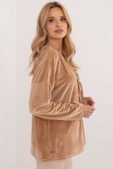 Bluzka Model DHJ-BZ-19916.03P Camel - Italy Moda Italy Moda Bluzka Model DHJ-BZ-19916.03P Camel - Italy Moda Italy Moda