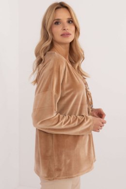 Bluzka Model DHJ-BZ-19916.03P Camel - Italy Moda Italy Moda
