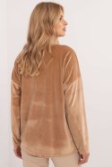 Bluzka Model DHJ-BZ-19916.03P Camel - Italy Moda Italy Moda Bluzka Model DHJ-BZ-19916.03P Camel - Italy Moda Italy Moda