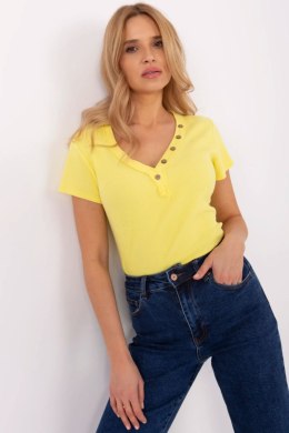 Bluzka Model DHJ-BZ-25168.00 Yellow - Italy Moda Italy Moda