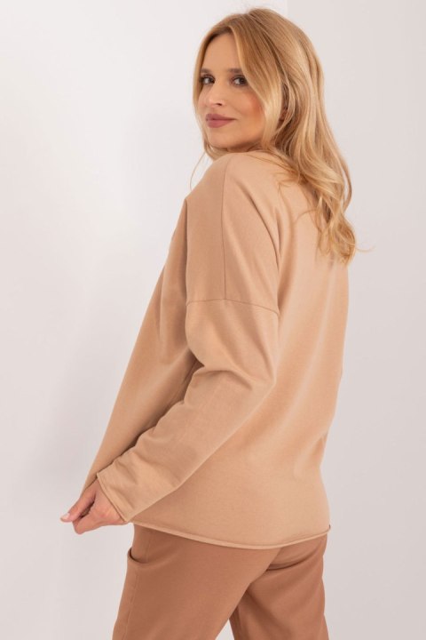 Bluzka Model DHJ-BZ-6679.22 Beige - Italy Moda Italy Moda Bluzka Model DHJ-BZ-6679.22 Beige - Italy Moda Italy Moda