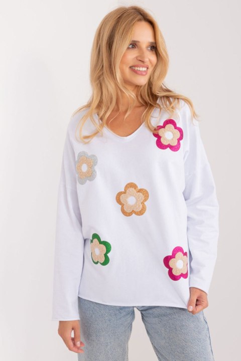 Bluzka Model DHJ-BZ-6679.22 White - Italy Moda Italy Moda Bluzka Model DHJ-BZ-6679.22 White - Italy Moda Italy Moda
