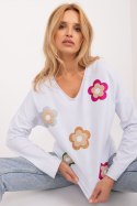 Bluzka Model DHJ-BZ-6679.22 White - Italy Moda Italy Moda Bluzka Model DHJ-BZ-6679.22 White - Italy Moda Italy Moda