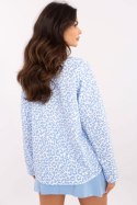 Bluzka Model MI-BZ-391739.34 White/Blue - Italy Moda Italy Moda Bluzka Model MI-BZ-391739.34 White/Blue - Italy Moda Italy Moda