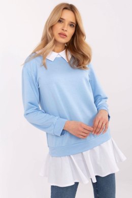 Bluzka Model MI-BZ-A5997.49 Light Blue - Italy Moda Italy Moda
