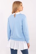 Bluzka Model MI-BZ-A5997.49 Light Blue - Italy Moda Italy Moda Bluzka Model MI-BZ-A5997.49 Light Blue - Italy Moda Italy Moda