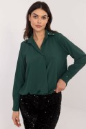 Koszula Damska Model DHJ-KS-15260.96 Dark Green - Italy Moda Italy Moda