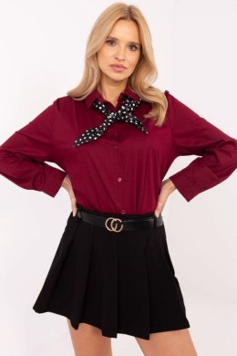 Koszula Damska Model DHJ-KS-20172.36P Bordo - Italy Moda Italy Moda
