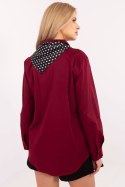 Koszula Damska Model DHJ-KS-20172.36P Bordo - Italy Moda Italy Moda Koszula Damska Model DHJ-KS-20172.36P Bordo - Italy Moda Italy Moda