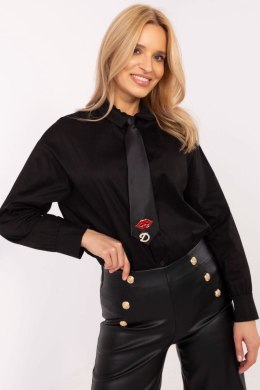 Koszula Damska Model DHJ-KS-9213-1.77P Black - Italy Moda Italy Moda