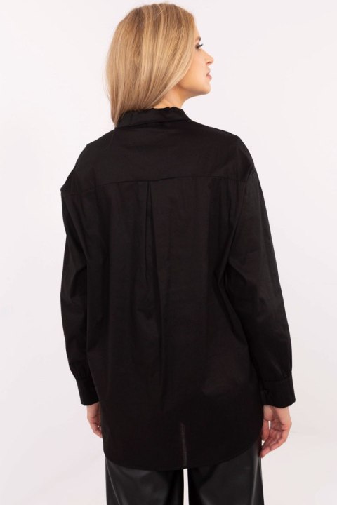 Koszula Damska Model DHJ-KS-9213-1.77P Black - Italy Moda Italy Moda Koszula Damska Model DHJ-KS-9213-1.77P Black - Italy Moda Italy Moda
