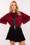 Koszula Damska Model DHJ-KS-9213-1.77P Bordo - Italy Moda Italy Moda Koszula Damska Model DHJ-KS-9213-1.77P Bordo - Italy Moda Italy Moda