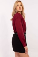 Koszula Damska Model DHJ-KS-9213-1.77P Bordo - Italy Moda Italy Moda Koszula Damska Model DHJ-KS-9213-1.77P Bordo - Italy Moda Italy Moda