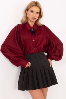 Koszula Damska Model MI-KS-C233.70 Bordo - Italy Moda Italy Moda