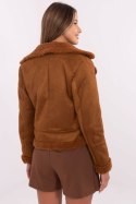 Kurtka Damska Model MI-KR-21848.71 Light Brown - Italy Moda Italy Moda Kurtka Damska Model MI-KR-21848.71 Light Brown - Italy Moda Italy Moda