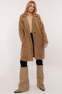 Płaszcz Damski Model DHJ-PL-19991.93 Camel - Italy Moda Italy Moda