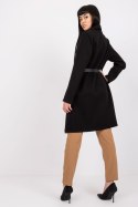 Płaszcz Damski Model DHJ-PL-2861.91 Black - Italy Moda Italy Moda Płaszcz Damski Model DHJ-PL-2861.91 Black - Italy Moda Italy Moda