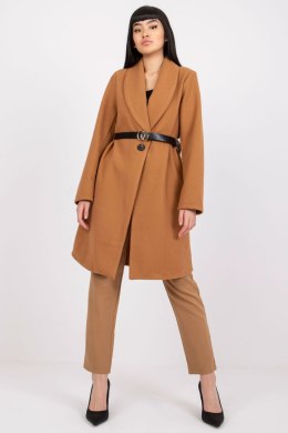 Płaszcz Damski Model DHJ-PL-2861.91 Camel - Italy Moda Italy Moda