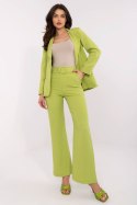 Spodnie Damskie Model DHJ-SP-18737.08 Limonka - Italy Moda Italy Moda