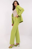 Spodnie Damskie Model DHJ-SP-18737.08 Limonka - Italy Moda Italy Moda