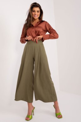 Spodnie Damskie Model DHJ-SP-7723.09 Khaki - Italy Moda Italy Moda