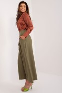 Spodnie Damskie Model DHJ-SP-7723.09 Khaki - Italy Moda Italy Moda Spodnie Damskie Model DHJ-SP-7723.09 Khaki - Italy Moda Italy Moda