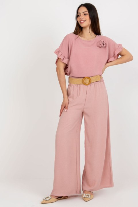 Spodnie Damskie Model DHJ-SP-8387.57 Light Pink - Italy Moda Italy Moda Spodnie Damskie Model DHJ-SP-8387.57 Light Pink - Italy Moda Italy Moda